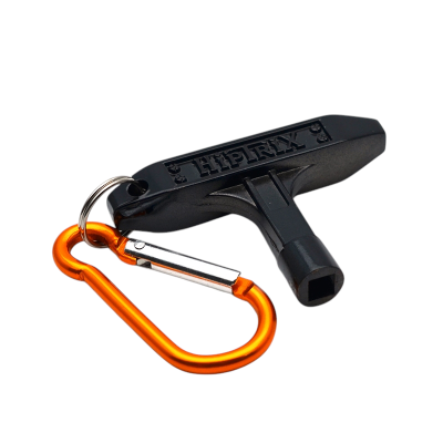 Llave afinación die-cast con mosqueton negra