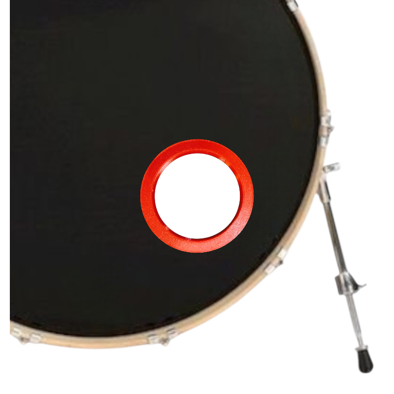 Holz protector orificio parche MEKANIX 5″ Rojo